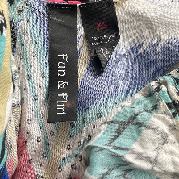 Aztec Print Maxi Dress- XS - Picture 3 of 3